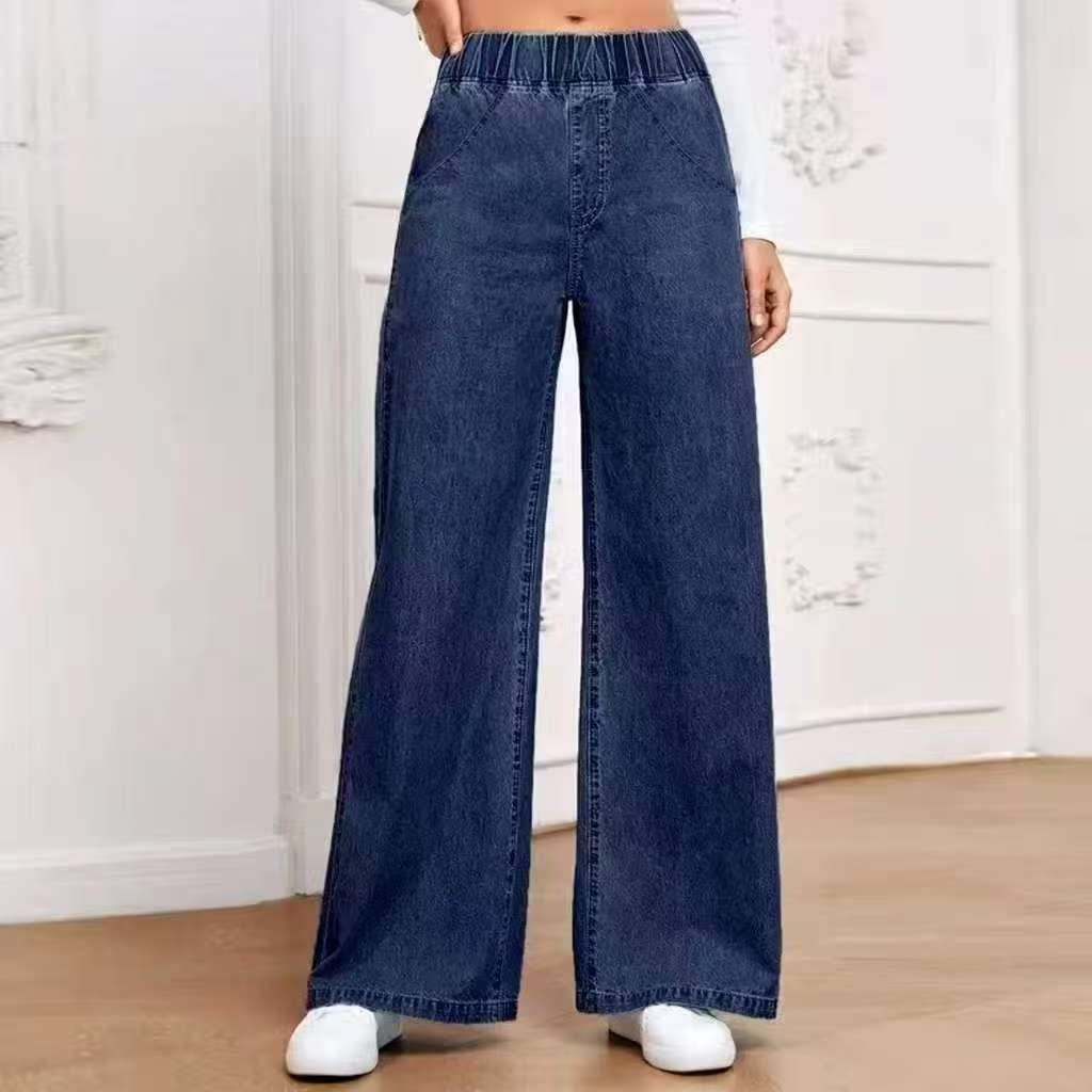 Jean Taille Haute Élastiquée