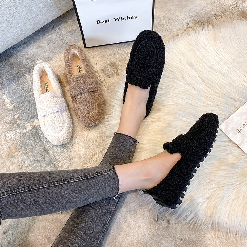 Mocassins Fourrés en Peluche