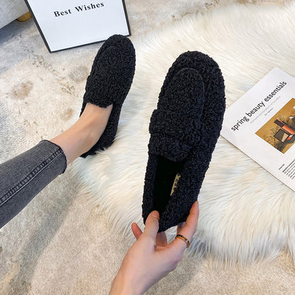 Mocassins Fourrés en Peluche