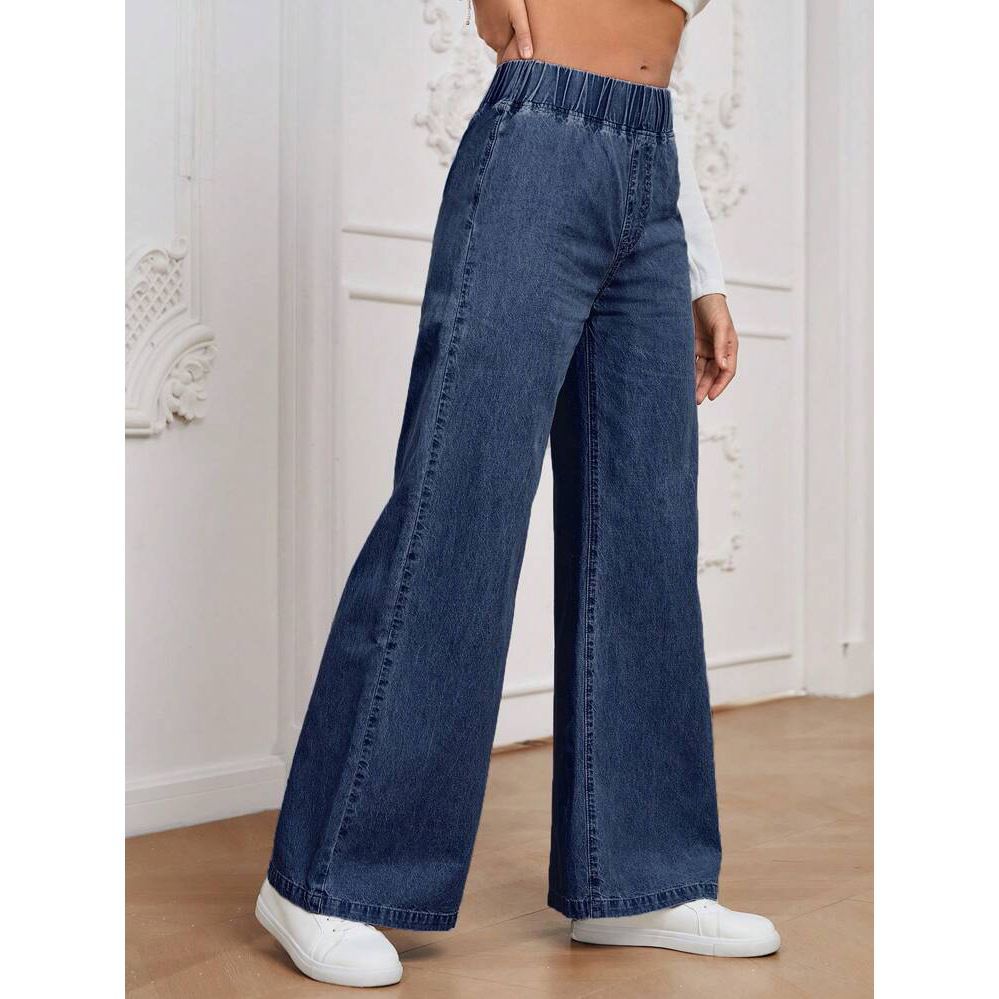 Jean Taille Haute Élastiquée