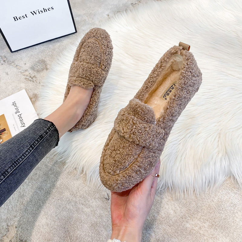 Mocassins Fourrés en Peluche