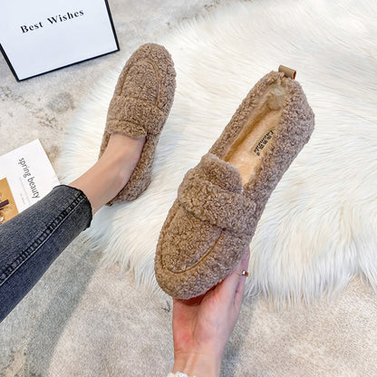 Mocassins Fourrés en Peluche