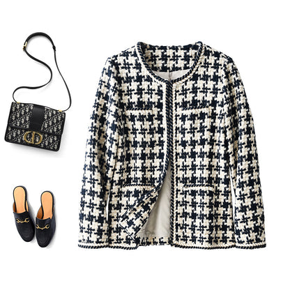 Veste Tweed Pied-de-Poule